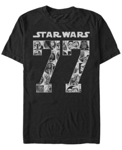 Мужская футболка Star Wars Classic Comical Since 77 с коротким рукавом