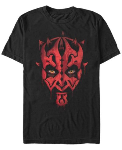 Мужская футболка Star Wars The Phantom Menace Episode 1 Darth Maul Emerges с коротким рукавом