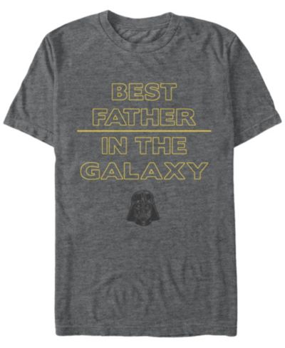 Star Wars Men's Classic Best Father In The Galaxy Short Sleeve T-Shirt