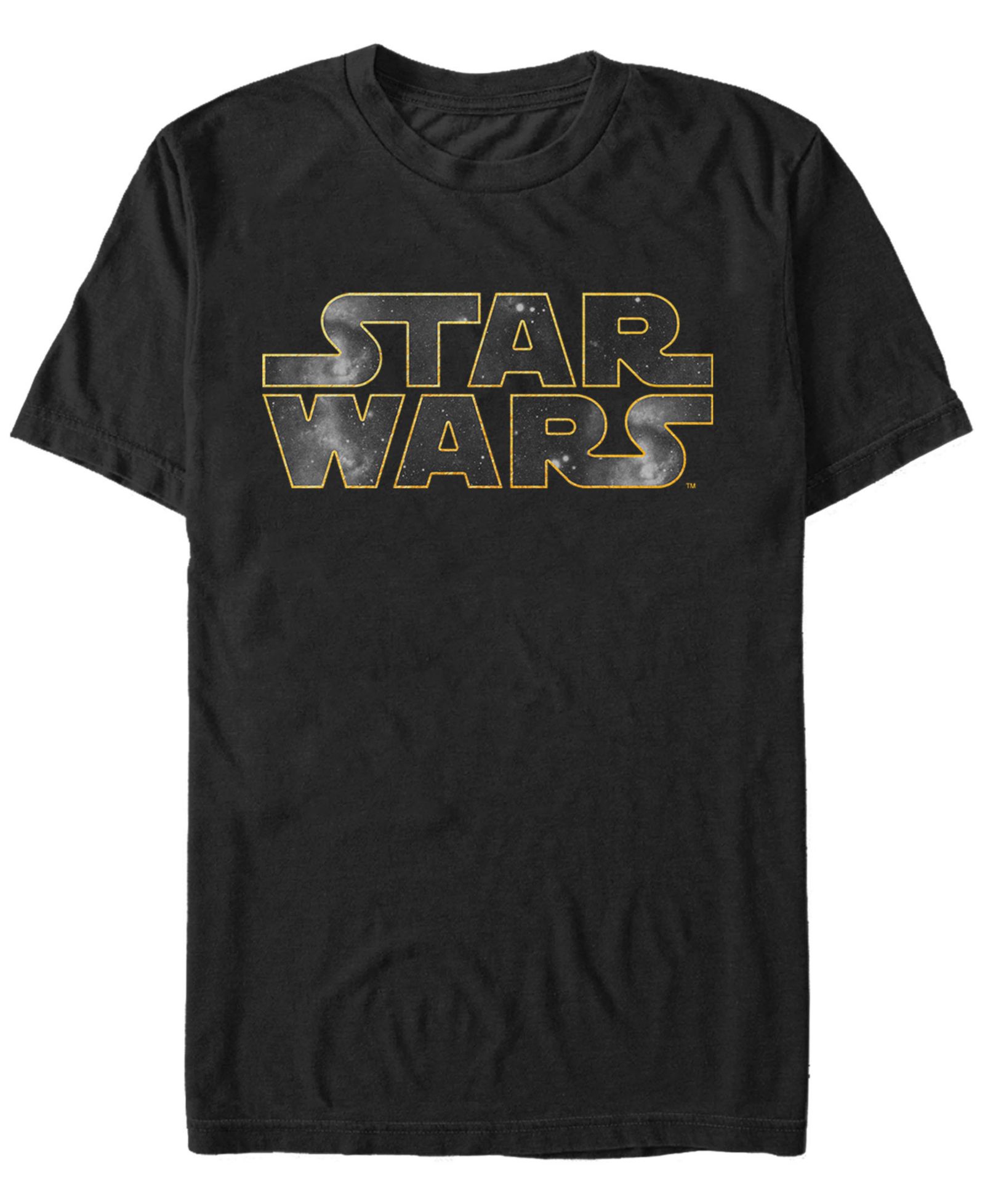 Star Wars мужская футболка с коротким рукавом и логотипом Galaxy Background