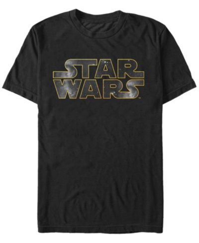 Star Wars мужская футболка с коротким рукавом и логотипом Galaxy Background