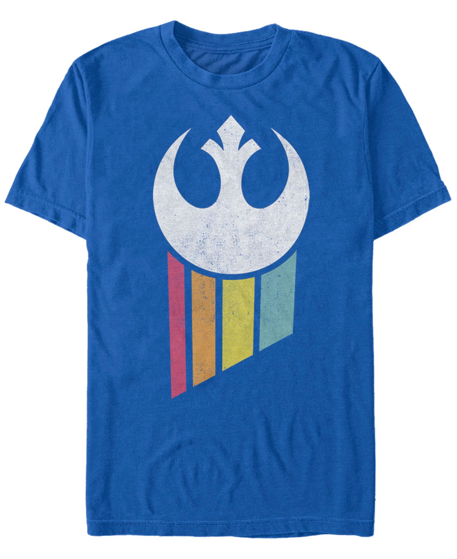 Футболка Star Wars Classic Rainbow Rebel Logo с коротким рукавом, Мужская