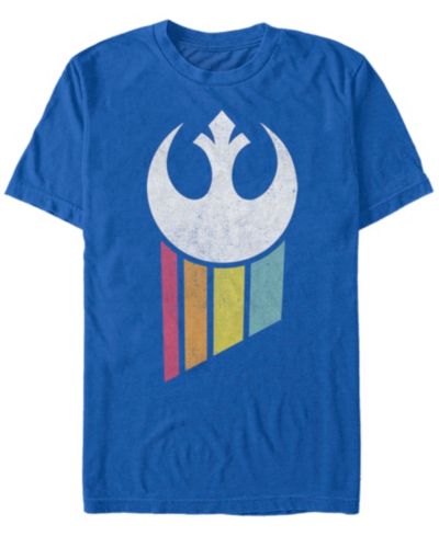 Футболка Star Wars Classic Rainbow Rebel Logo с коротким рукавом, Мужская