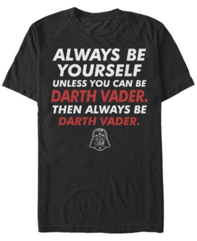 Мужская футболка Fifth Sun Star Wars Classic Be Yourself Unless You Can Be Darth Vader Short Sleeve