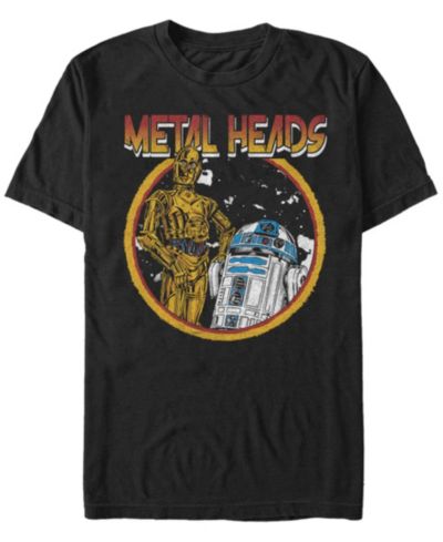 Star Wars Мужская футболка с принтом R2-D2 и C-3Po, короткий рукав