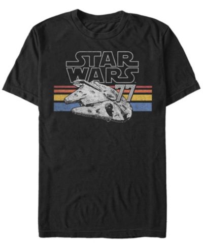 Star Wars Мужская футболка Millennium Falcon в стиле ретро