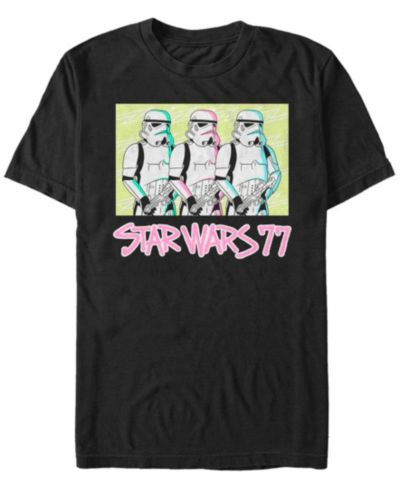 Мужская футболка Star Wars Classic Retro Neon Stormtroopers с коротким рукавом
