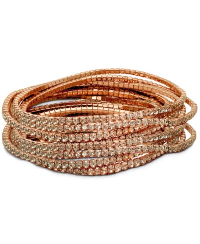 Набор браслетов GUESS Crystal Stretch из 10 шт.
