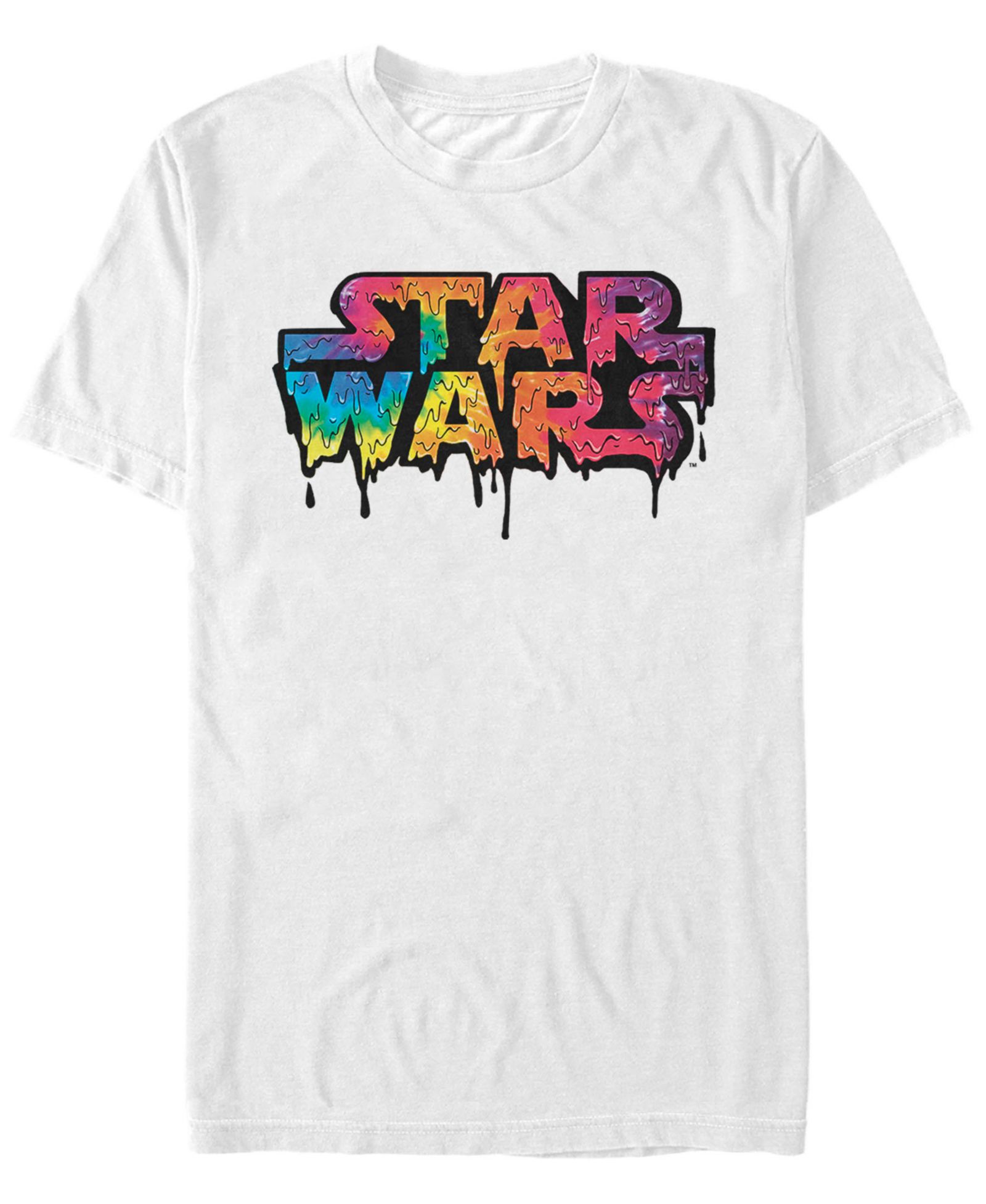 Fifth Sun Мужская футболка Star Wars с принтом Tie Die Melting Drip Logo