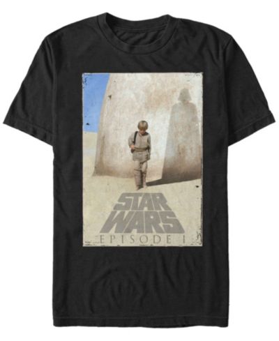Star Wars Мужская футболка с коротким рукавом с принтом Anakin Episode 1