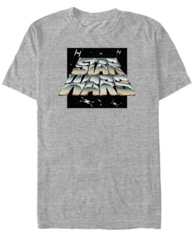 Мужская футболка Star Wars Classic Chrome Logo Short Sleeve