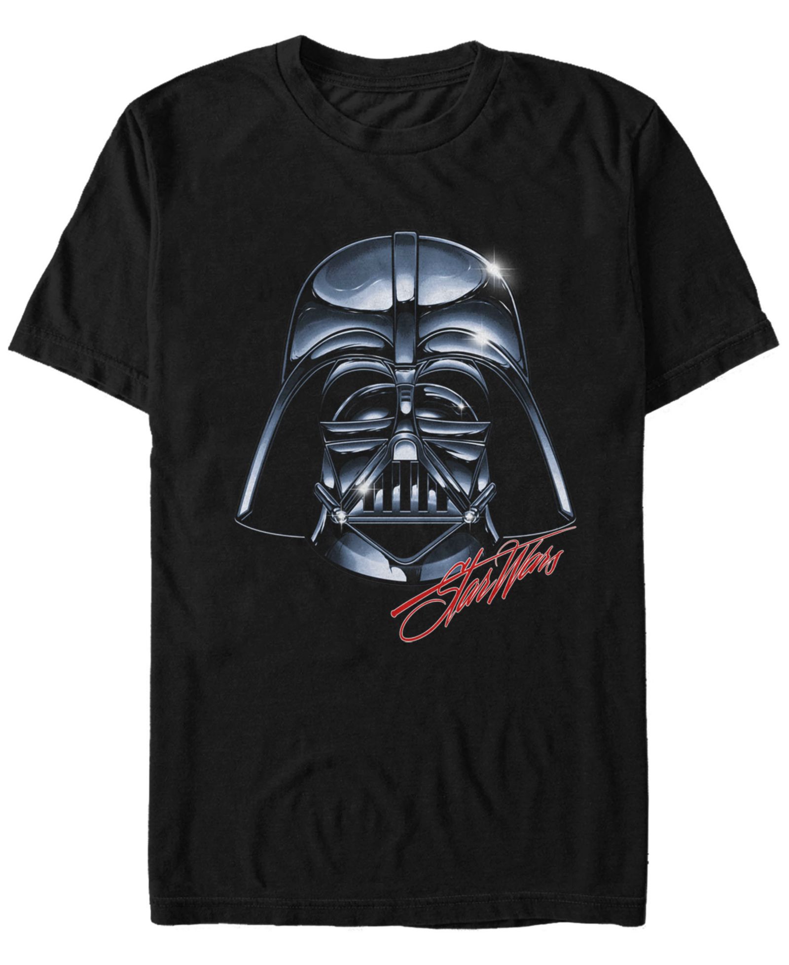 Футболка Star Wars Men's Classic Darth Vader Shiny Helmet Short Sleeve