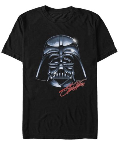 Футболка Star Wars Men's Classic Darth Vader Shiny Helmet Short Sleeve