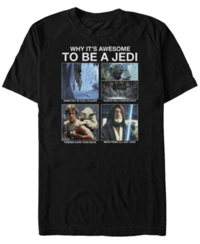 Мужская футболка Star Wars Classic Why It's Awesome To Be A Jedi с коротким рукавом