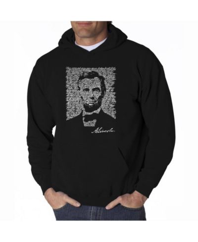 Мужское худи LA Pop Art Abraham Lincoln