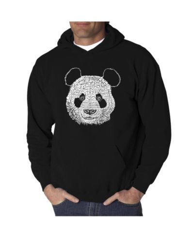 LA Pop Art Мужское худи Word Art Panda Head