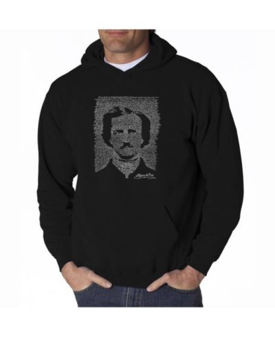 Мужское худи LA Pop Art Word Art - Edgar Allen Poe - The Raven