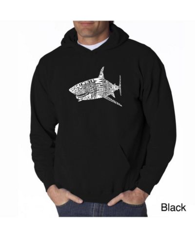 Мужское худи LA Pop Art Word Art - Shark Species
