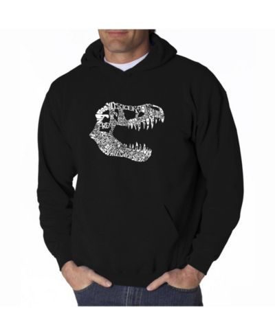 Мужское худи LA Pop Art Word Art - T-Rex Skull