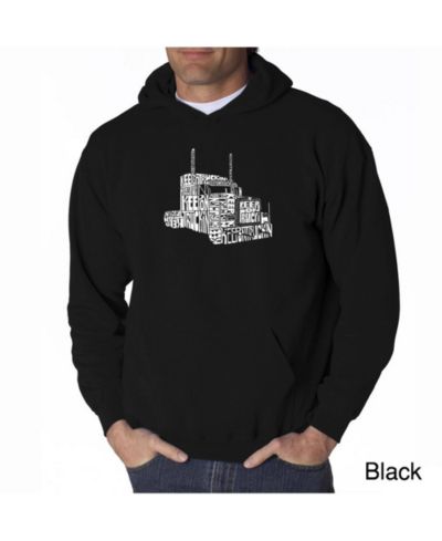 LA Pop Art Men's Word Art Hoodie - Keep on Truckin