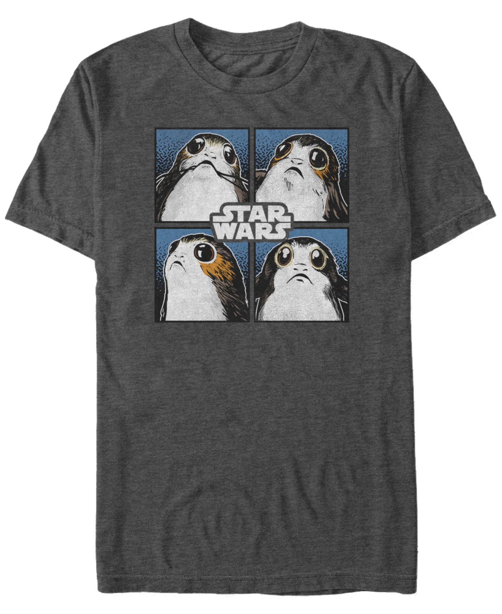 Мужская футболка Star Wars Four Square Porgs Short Sleeve
