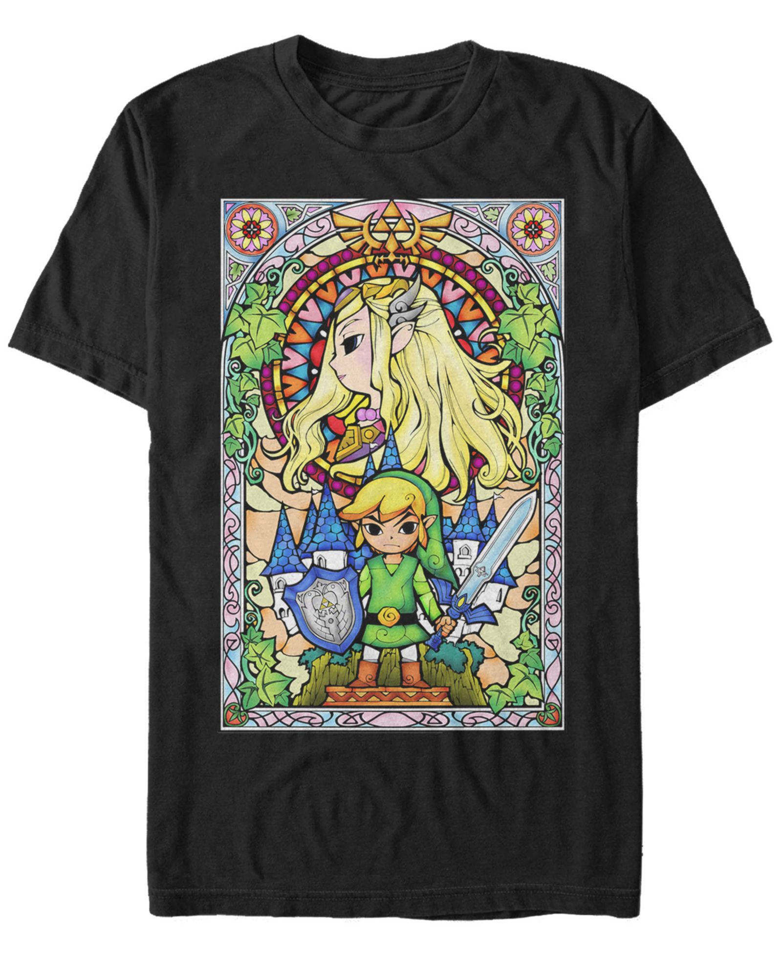Мужская футболка Nintendo Legend of Zelda Wind Waker Link Regal с коротким рукавом