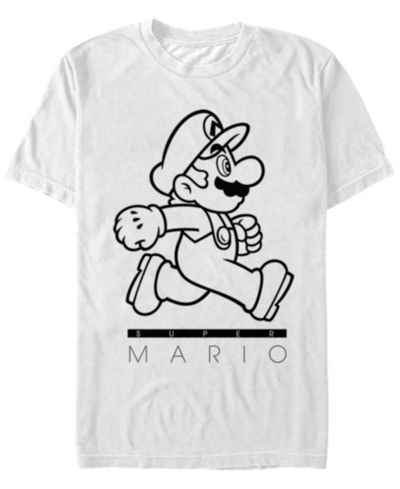 Футболка Nintendo Men's Super Mario On The Go Short Sleeve