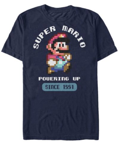 Мужская футболка Nintendo Super Mario Powering Up Since 1991 Short Sleeve