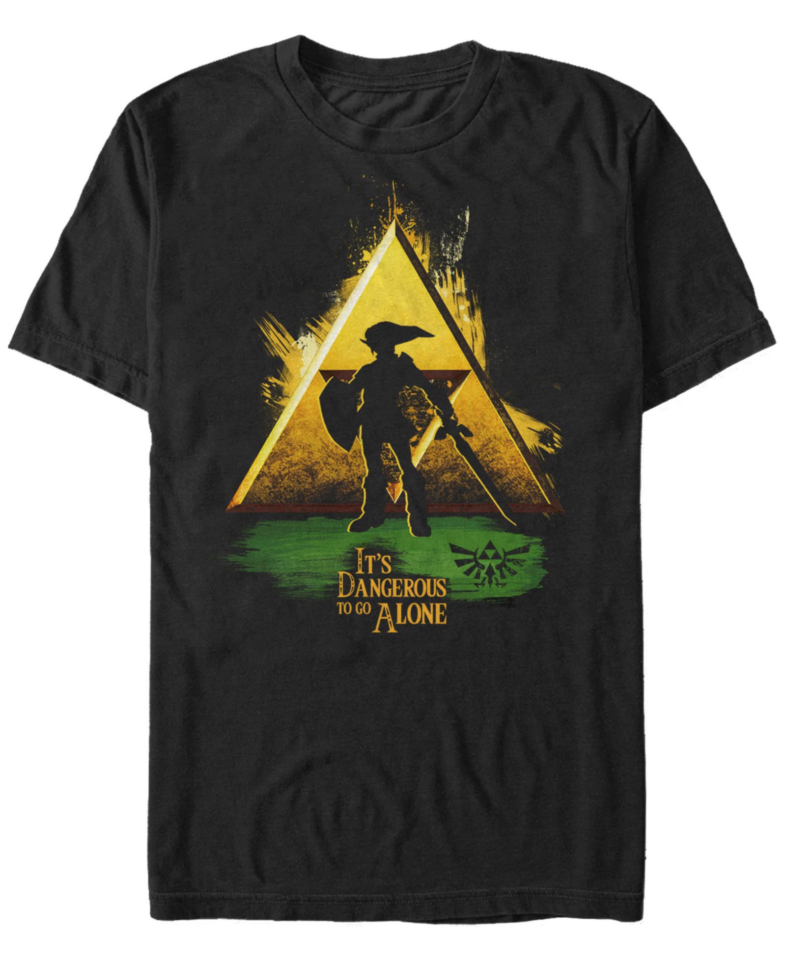 Nintendo Мужская футболка Legend of Zelda Triforce Logo с коротким рукавом