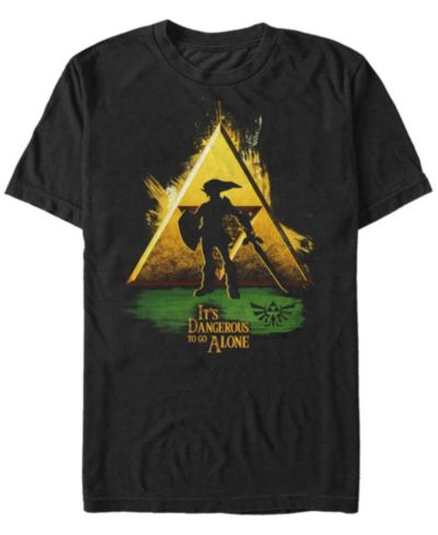 Nintendo Мужская футболка Legend of Zelda Triforce Logo с коротким рукавом