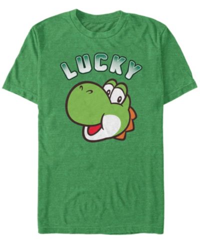 Nintendo Мужская футболка Super Mario Lucky Yoshi с коротким рукавом
