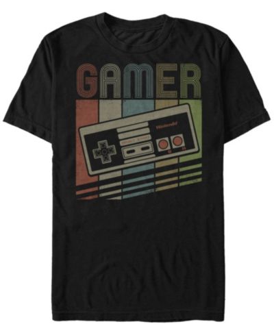 Nintendo Мужская футболка NES Rainbow Retro
