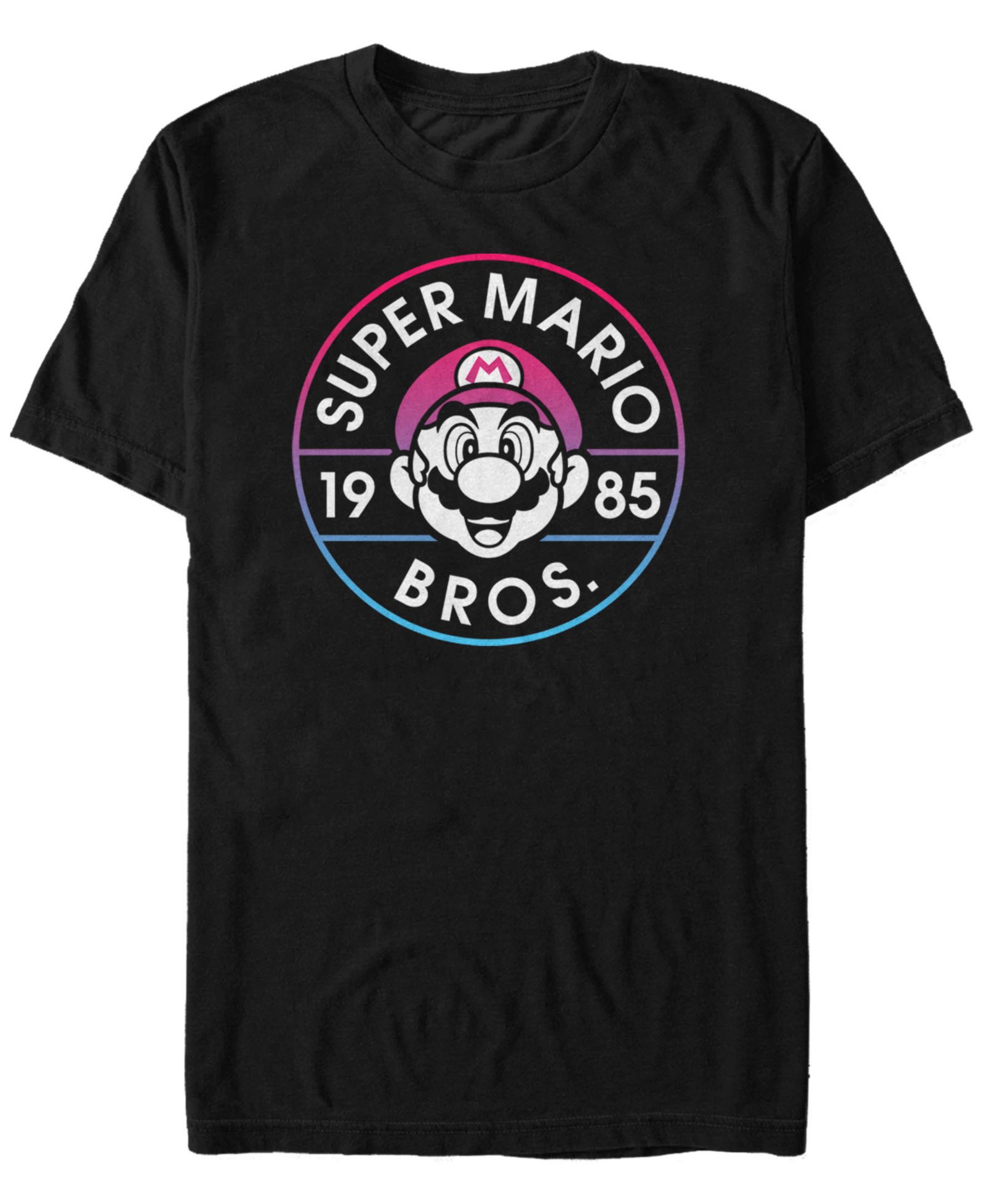 Nintendo Мужская футболка Super Mario Gradient Logo Short Sleeve