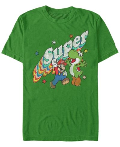 Мужская футболка Fifth Sun Super Mario Super Friends Mario Yoshi с коротким рукавом