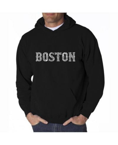 Мужское худи LA Pop Art Word Art - Boston Neighborhoods