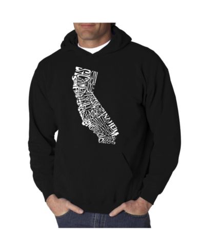 Мужское худи LA Pop Art Word Art Hooded Sweatshirt - California State