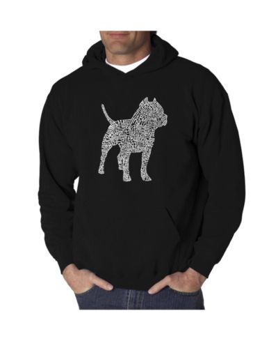 LA Pop Art Мужской худи с принтом Word Art - Pit bull