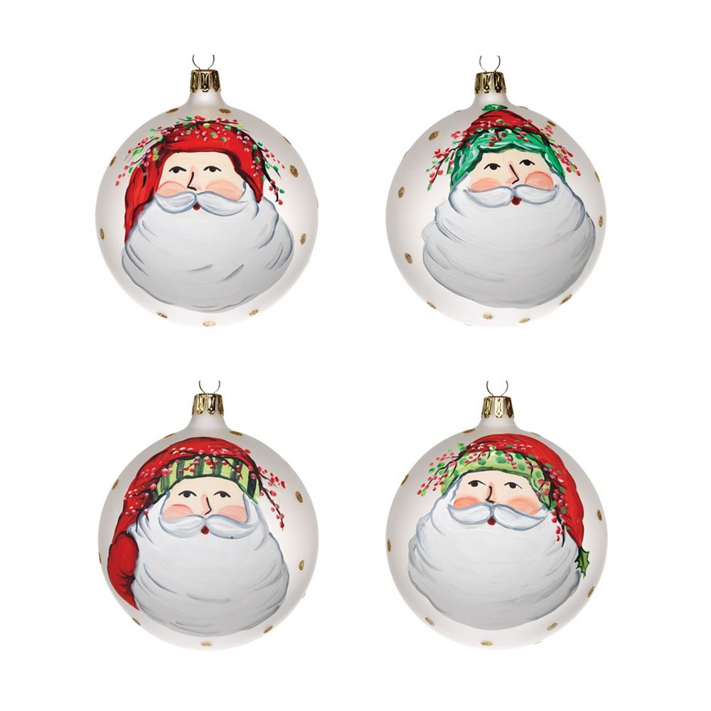 Набор украшений Vietri Old St. Nick, 4 шт.