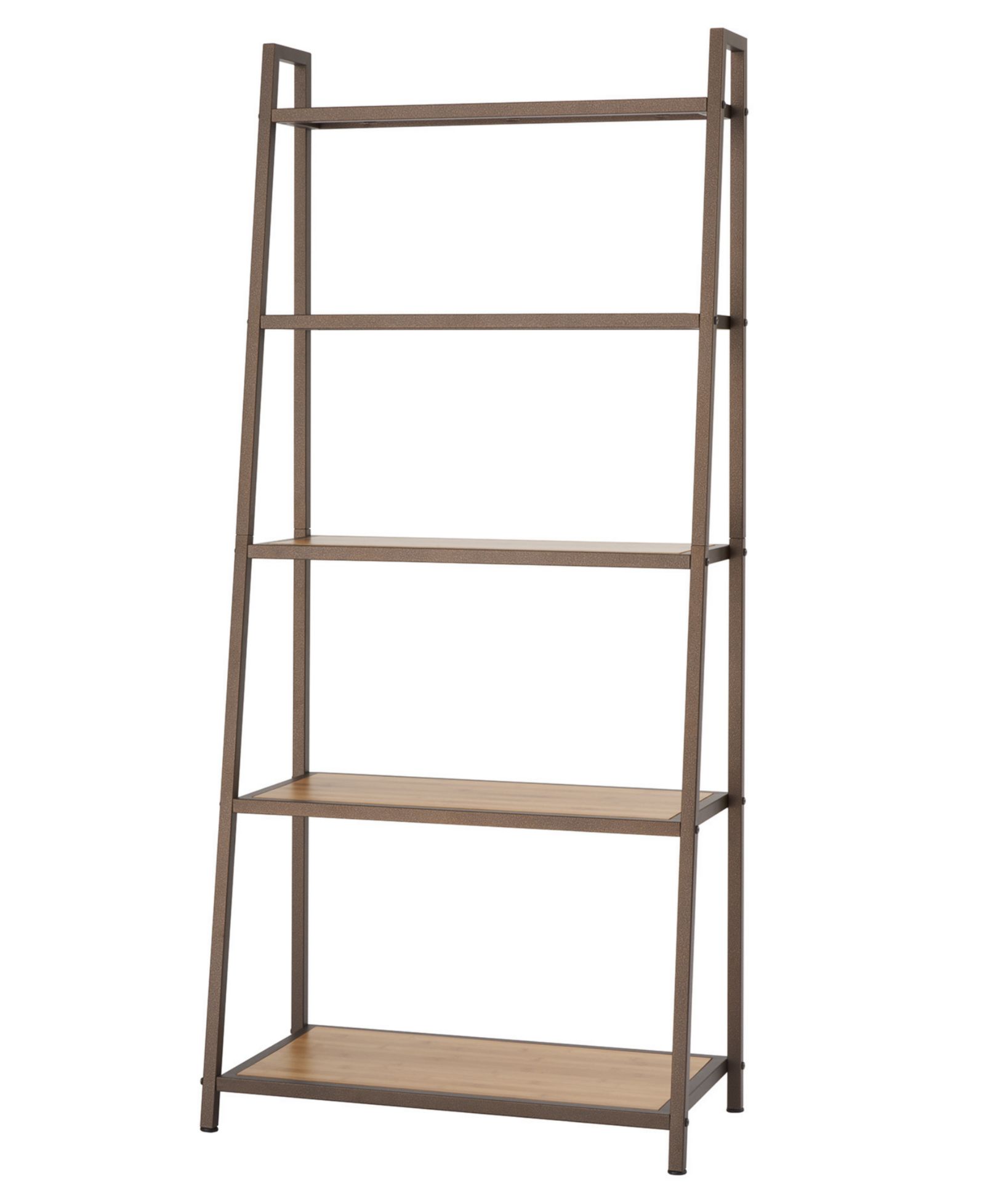 TRINITY 5- Tier Leaning Bamboo Rack