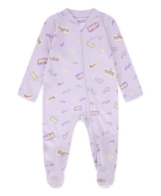Nike Baby Girls or Boys Printed Footed Coverall