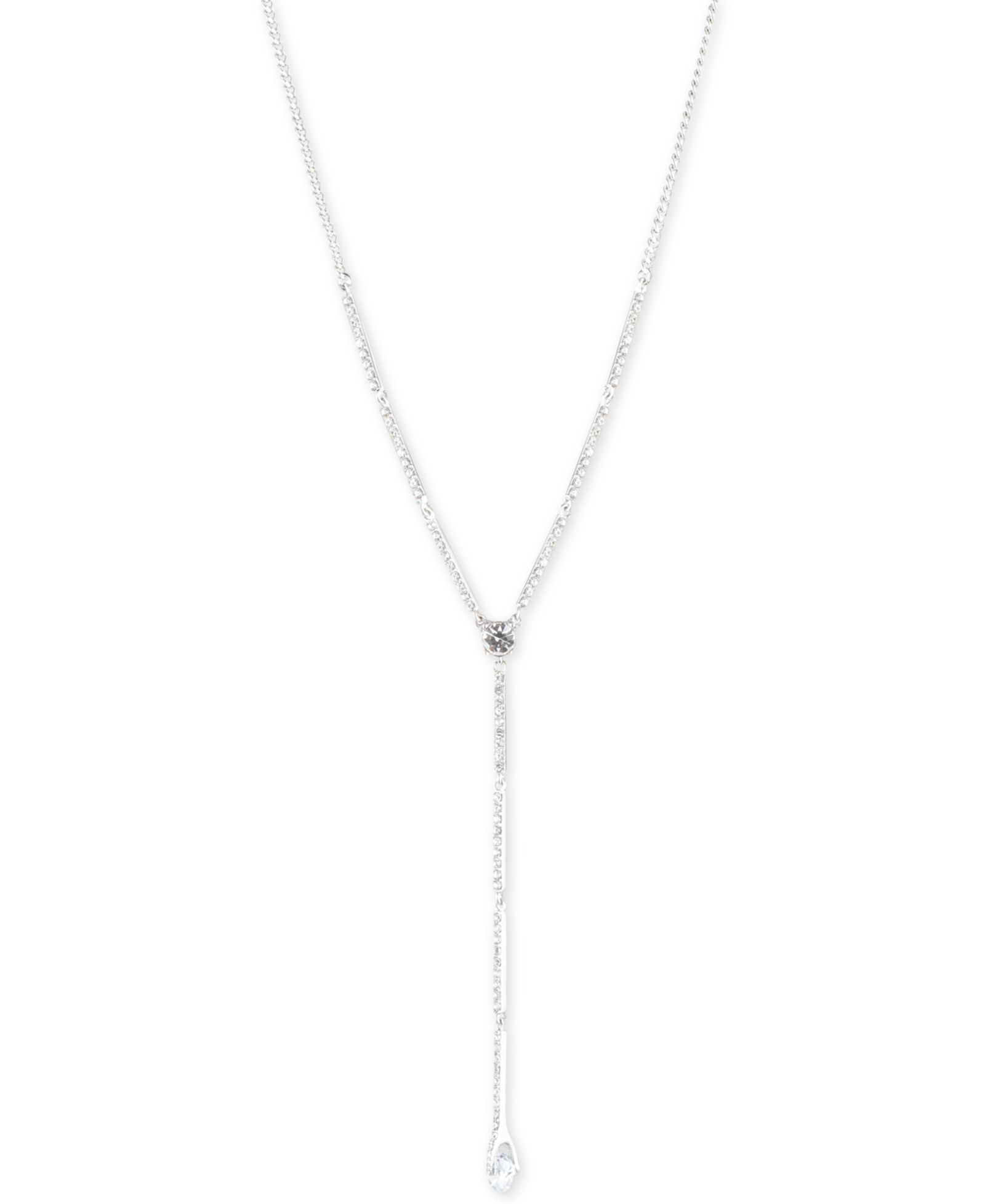 Ожерелье Givenchy Crystal Lariat, 16" + 3" удлинитель