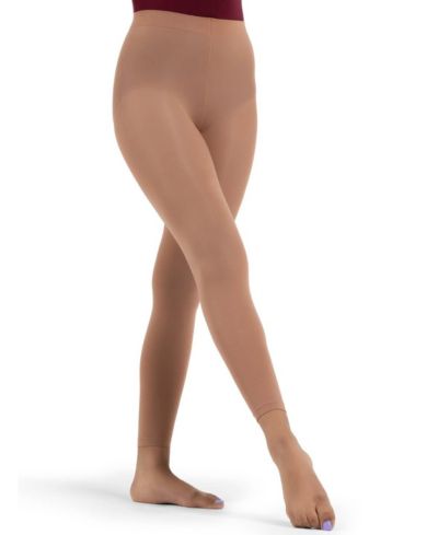Женские колготки Capezio без стопы с вязаной резинкой на талии