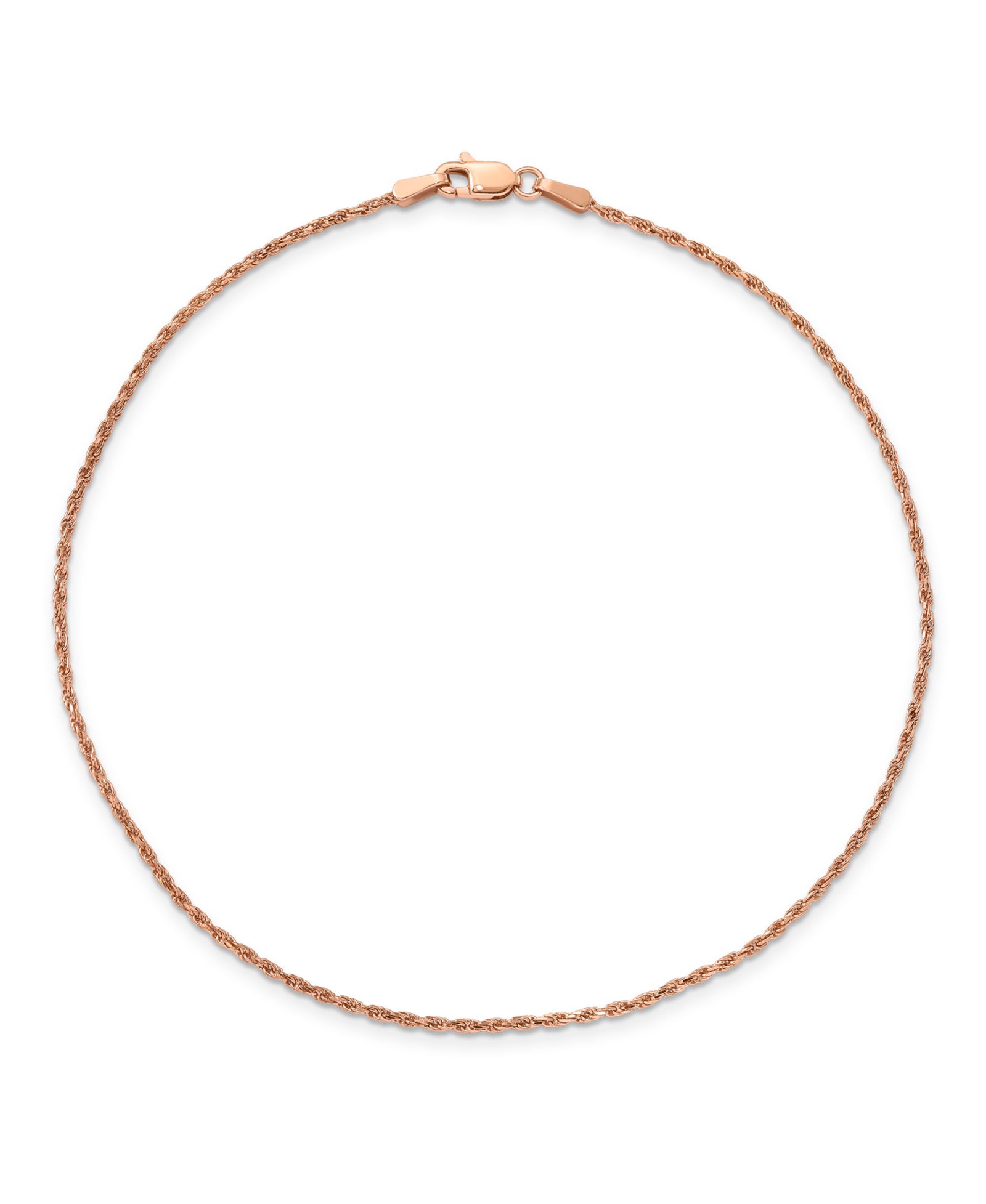 Браслет на ногу Rope Chain в 14k Rose Gold