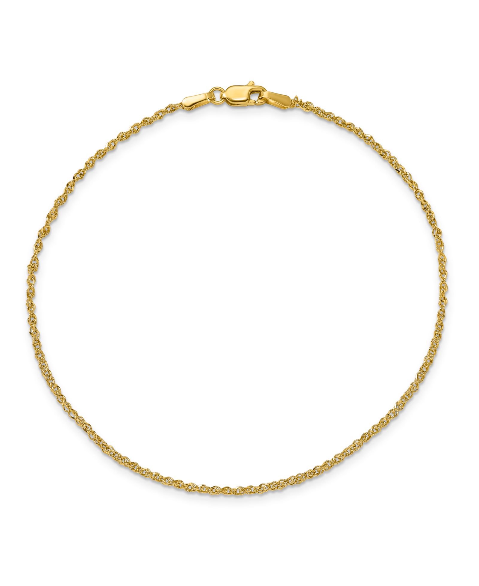 Браслет-анклет Ropa из желтого золота 14k