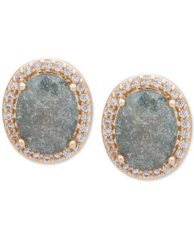 Серьги-гвоздики lonna & lilly Gold-Tone Oval Stone Stud