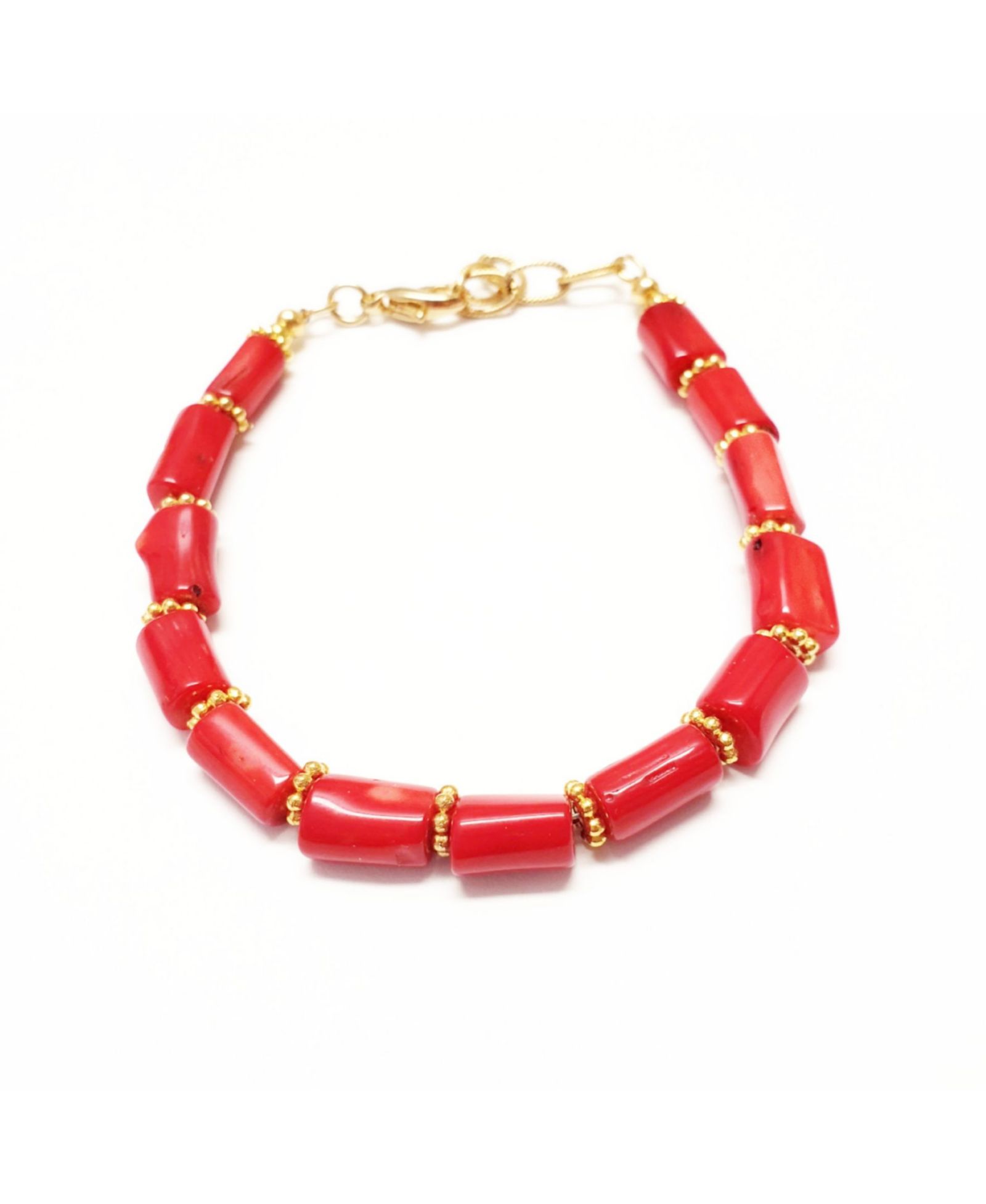 MINU Jewels Женский браслет Rouge с красными бусинами