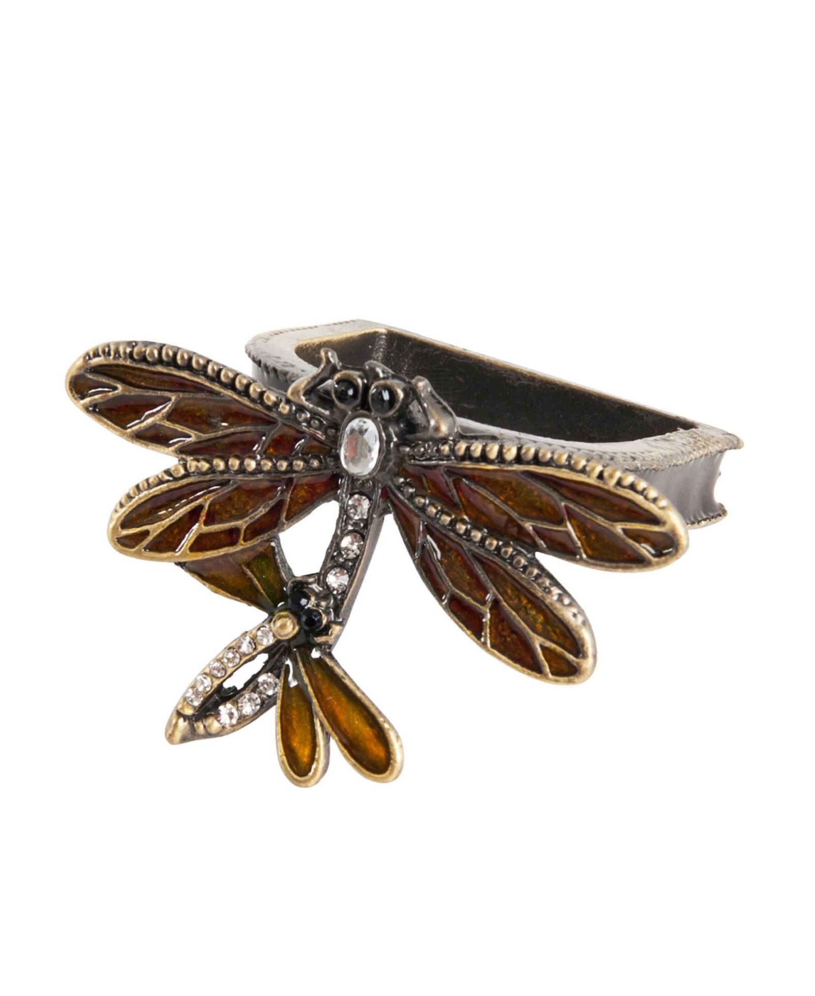 Набор колец для салфеток saro lifestyle dragonfly 4 Pieces