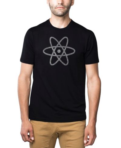Мужская футболка LA Pop Art Atom из смеси хлопка и полиэстера
