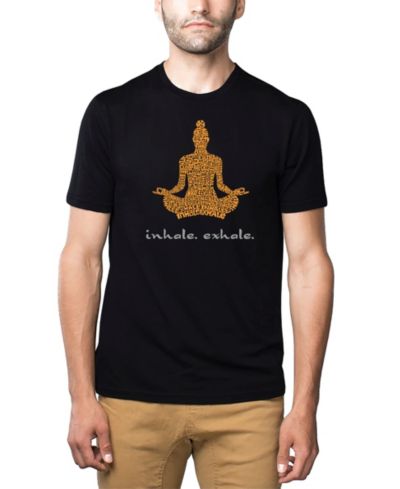 LA Pop Art мужская футболка Inhale Exhale