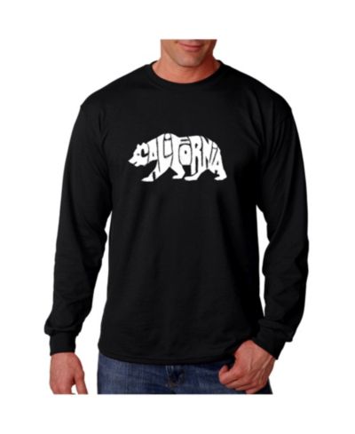 Мужская футболка LA Pop Art Long Sleeve T-Shirt - California Bear